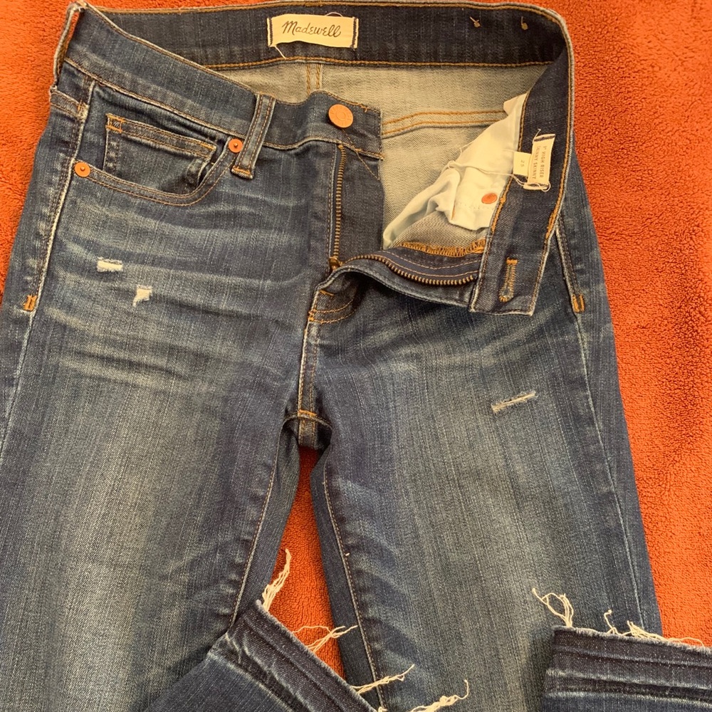 Madewell vintage ripped denim jeans